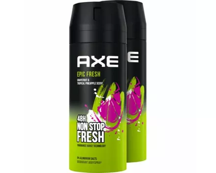 Axe Körperspray Epic Fresh 2 x 200 ml