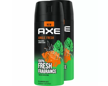 Axe Körperspray Jungle Fresh 2 x 150 ml