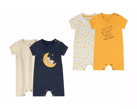 Baby-Pyjamas, 2er (Aktion nur in der Deutschschweiz gültig)