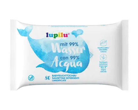 Babyfeuchttücher aqua