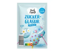 BACK FAMILY Fertigglasur, blau