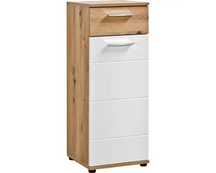 Badkommode Bergen Dekor Eiche Artisan weiss 35 x 92 x 35 cm