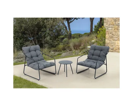 Balkonset Genua anthrazit