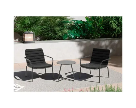 Balkonset Merano schwarz