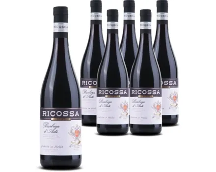 Barbera d'Asti Docg Ricossa 6x 75cl (2023) – Rotwein, Italien (0.75l)