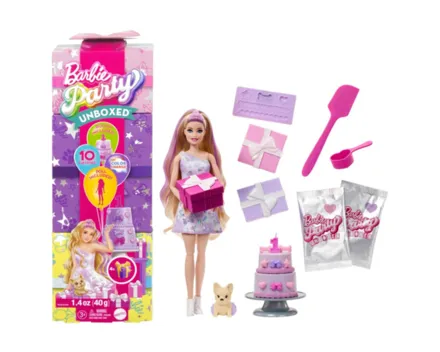 Barbie Party Unboxed 2in1 Pet Birthday S