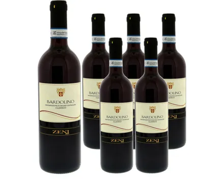 Bardolino classico Zeni DOC 6x 75cl (2024) – Rotwein, Italien (0.75l)