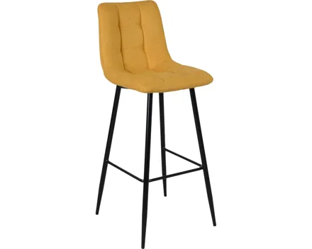 Barhocker Angi Stoff gelb