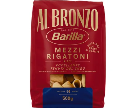 Barilla Al Bronzo Mezzi Rigatoni