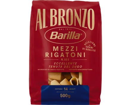 Barilla Al Bronzo Mezzi Rigatoni