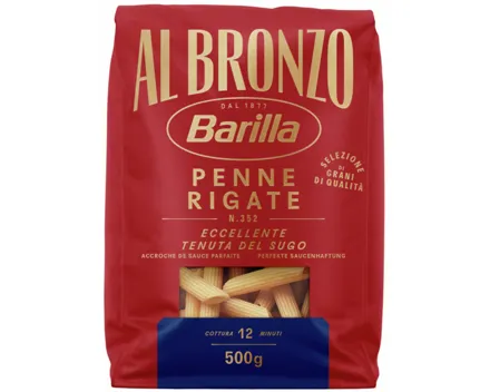 Barilla AL Bronzo Penne Rigate 3x 500g