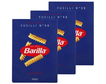 Barilla Fusilli No. 98 3x 500g