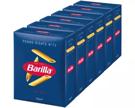 Barilla Penne Rigate 6 x 500 g