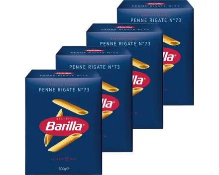 Barilla Penne Rigate Nr. 73 4x500g