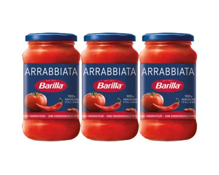 Barilla Sauce Arrabbiata 3 x 400 g
