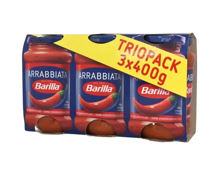 Barilla Sauce Arrabbiata 3 x 400 g