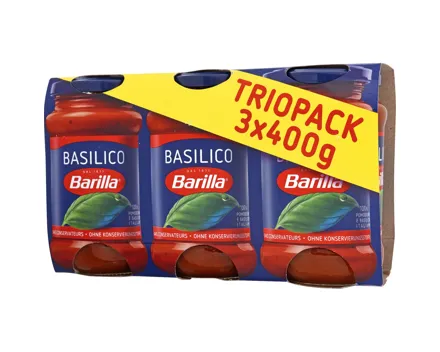 Barilla Sauce Basilico 3 x 400 g