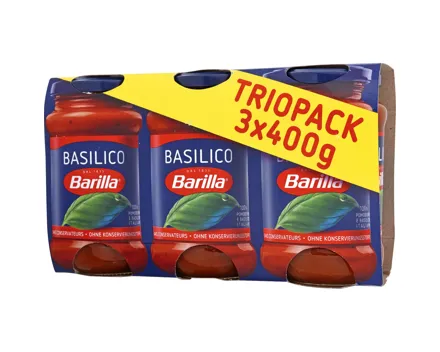 Barilla Sauce Basilico 3 x 400 g