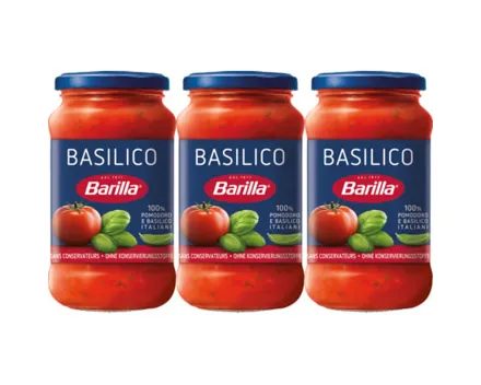 Barilla Sauce Basilico 3 x 400 g