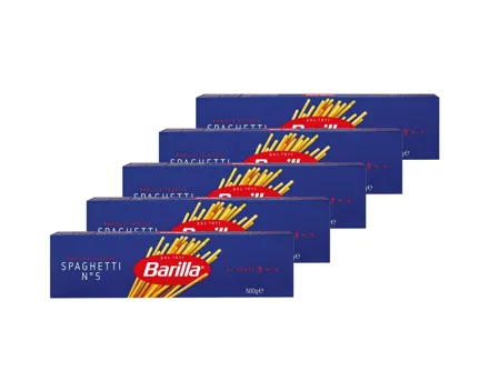 Barilla Spaghetti No.5 5x500g