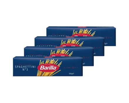 Barilla Spaghettini Nr. 3 4x500g