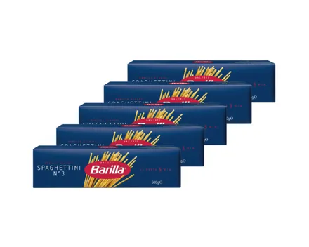 Barilla Spaghettini Nr. 3 5x500g