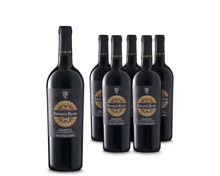 Barocco Reale Primitivo Vecchia Torre 6x 75cl (2020) – Rotwein, Italien (0.75l)