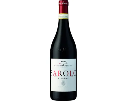 Barolo Docg 4 Vigne Cascina Adelaide (2019) – Rotwein, Italien