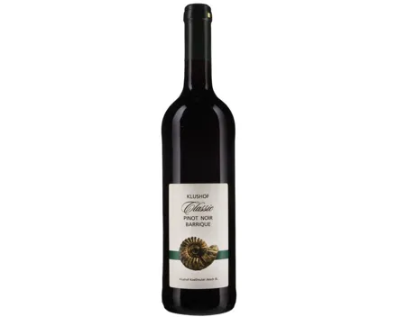 Basel-Landschaft AOC Pinot Noir Barrique Classic Klushof (2022) – Rotwein, Schweiz (0.75l)