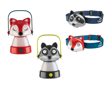 Basic-Kinder-Campinglampe/Stirnlampe