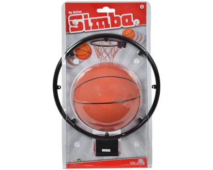 Baskettballkorb mit Ball