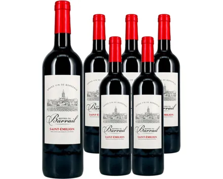 Beffroi du Barrail Saint Emilion AOC 6x 75cl (2022) – Rotwein, Frankreich (0.75l)