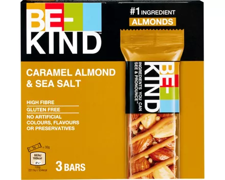 BeKind Riegel Caramel Almond & Sea Salt