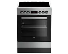 BEKO Freistehender Elektro-Herd mit Glaskeramik-Kochfeld, FSM67320GXS, 7785988318