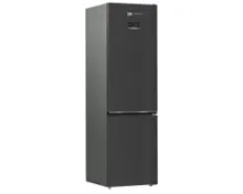 BEKO Kühl-Gefrierkombination KG540, 322 Liter, C, Dark Inox