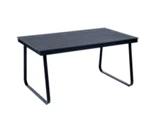 BELAVI Alu-Gartentisch mit Kunststoffplatte HO-243, 150 × 90 × 74 cm