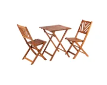 BELAVI Bistro-Set aus Holz