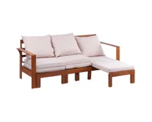 BELAVI Garten-Tagesbett aus Holz