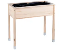 BELAVI Hochbeet aus Holz Natur