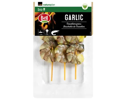 Bell Naturaplan Bio Crevettenspiess Knoblauch ca. 145g