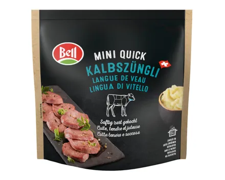 Bell Quick Kalbs-Züngli gekocht ca. 300g