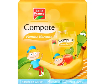 Belle France Fruchtpüree Apfel Banane