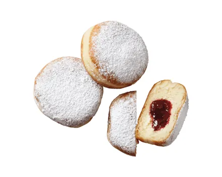 Berliner mit Mehrfruchtfüllung