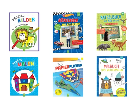 Beschäftigungsbücher (Aktion nur in der Deutschschweiz gültig)