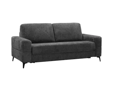 Bettsofa Sonno, Stoff grau, Dauerschläfer