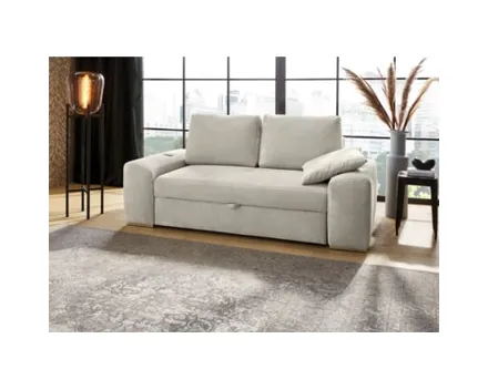 Bettsofa Theo Stoff Cord greige