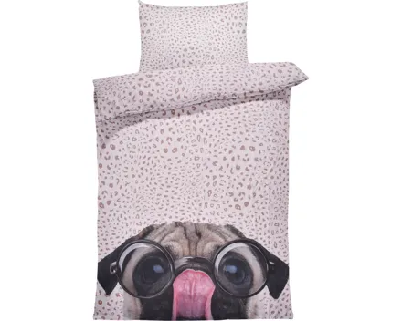 Bettwäsche Micro-Polyester Mops beige