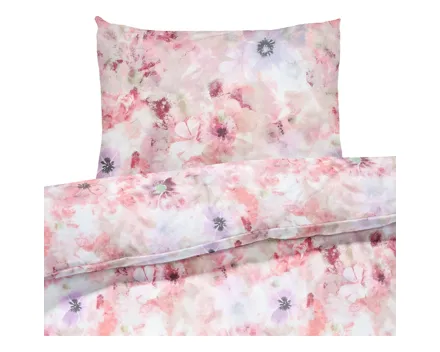 Bettwäsche Renforcé Flower nude 50x70 Kissenbezug