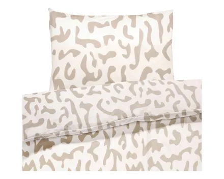 Bettwäsche Renforcé Leo beige 50x70 Kissenbezug