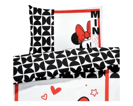 Bettwäsche Renforcé Minnie Mouse weiss